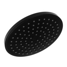 Showing watering can Accoona A360F, tropical, D = 20 cm, circle, stainless steel. Steel, black