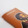 Passport cover, brown color