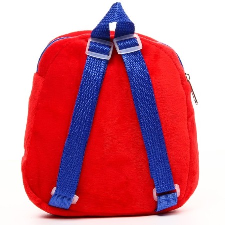 Blue backpack, with a zipper, with a pocket, 19 x 22 cm "Spider-Men", Spider-Man-1