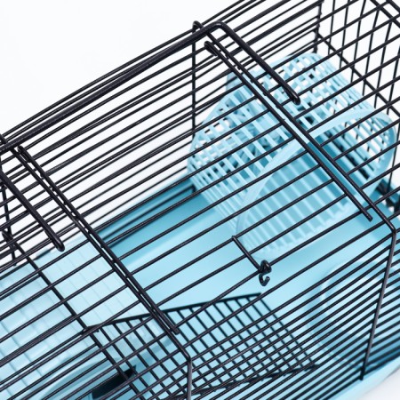 Mini cell for rodents "Pijon" No. 2, equipped, 27 x 15 x 16 cm, turquoise-2