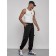 Joggers are sports male, size 50, black color