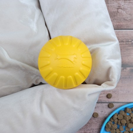 EVA ball, for training, 9 cm, yellow-1