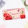 Money envelope "Happy Anniversary!" pink bouquet, 16x8 cm