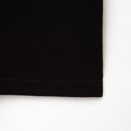 Men's T-shirt Minaku Slim Fit: Black color, rr 48-10