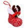 Candy "Boot in the Snowflake", with horns and bell