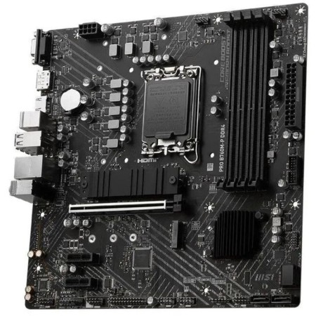 The MSI Pro B760M-P DDR4 SOC-1700 Intel B760 4XDDR4 MATX AC`97 8ch (7.1) GBLAN+ 10044-1