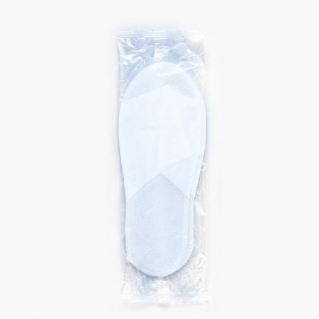 Disposable anti -crisis slippers, 4 mm, white
