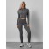 Sports suit female, size 46, dark gray color