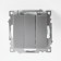 3-clavy switch (mechanism), 250V, 10A, Stekker series Catherine, silver GLS10-7108-03
