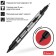 Permanent marker 0.7-1.0 mm, luxor 150, bilateral, bullet, black