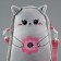 Children's bag "cat", 25*14 cm