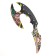 Souvenir weapon knife-kerambit “Monkey”, with fingers, length 22 cm