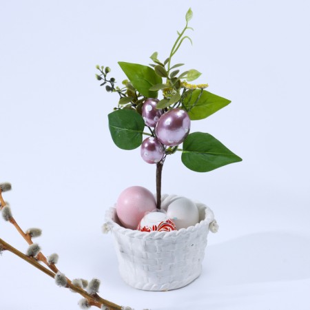 Easter decor "Lilac eggs" 7 × 16 × 25 cm