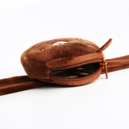 Lightning purse, brown color-5