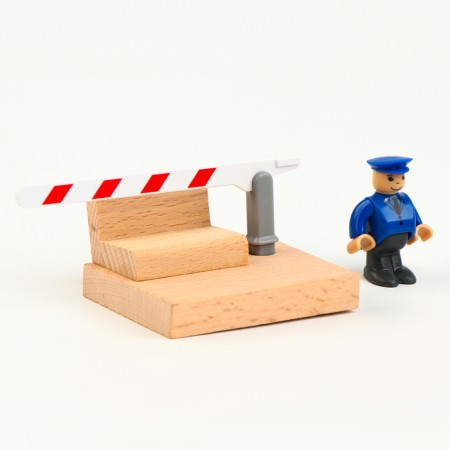 Children's barrier "Road Police" is compatible with the railway "Transport" 7.5 × 6 × 4 cm-2