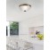 Imperial 2x60W lamp E27, bronze 31x31x14 cm