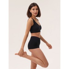 Трусы шорты женские женские в рубчик Mirey Shorts, размер 42-44, цвет чёрный