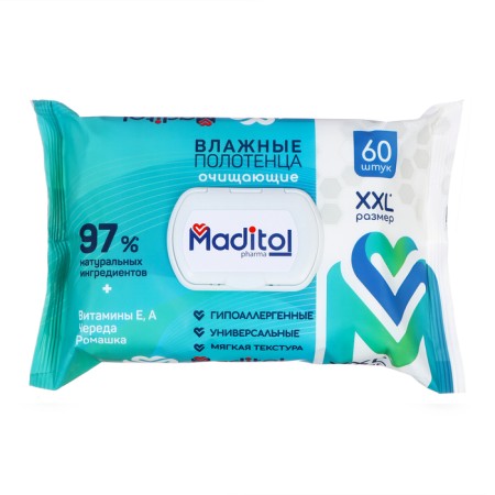 Wet towels Maditol, 60 pcs-1