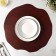 Serving napkin on the table "Snin", 38 × 39 cm, brown color