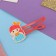 Invisibility for hair "Adele" (set 2 pcs) crumbs, 5.5 cm, red