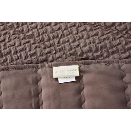 A set with a bedspread "Irma", size 230x250 cm, 50x70 cm - 2 pcs, color of Mokko-1