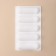 Form for mousse desserts and baking konfinetta "eclair", 30 × 17 × 3 cm, 5 cells (14.5 × 4.5 cm), white color