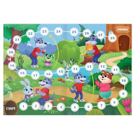 Board game "Tracker of polite habits", 5+-3