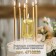 Candle in the cake on the skewer "Almaz", the number "0", gold, 4.5 cm