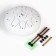 Musical instrument glucophone, white, 13 petals, 30 cm