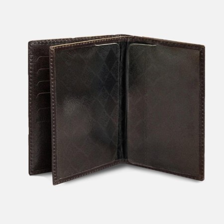 Cover for auto documents, passport department, brown color-3