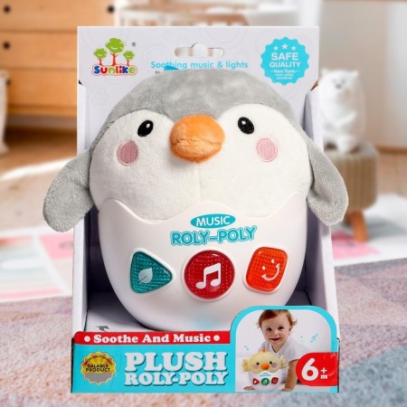 Nevalyashka "Penguin", sound effects, works from batteries-7
