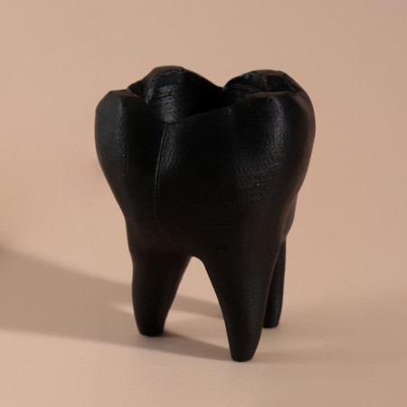 Concrete “tooth” height 9.5, 7.5*6.5 cm black-3
