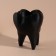 Concrete “tooth” height 9.5, 7.5*6.5 cm black