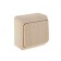 Side switch BA10-001D, 10 A, 1 key, external, pine color