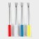 Ceramic set for Fonda Glosses, 6 items: a bowl 400 ml, stand, 4 skewers, white color