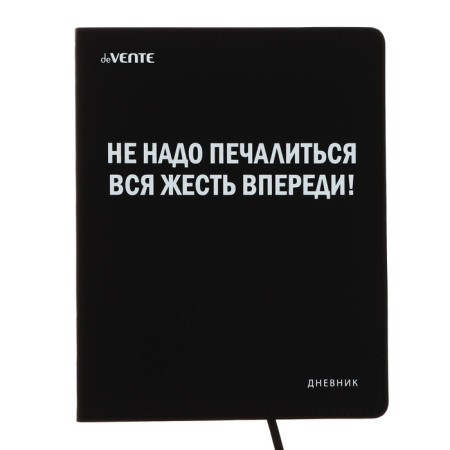 The universal diary for grade 1-11 does not need to be sad, integral cover, artificial leather, silk-screen printing, lies, 80 g/m2