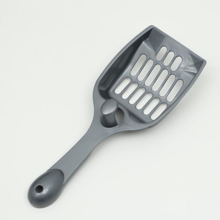 Sima toilet with an side + grid + scoop 30 x 39 x 13.5 cm gray FIX-5