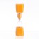 Sanding clock "Smile" for 3 minutes, 9 x 2.3 cm, orange