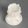 Figure candle "Small column", 7.5 cm, white