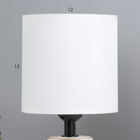 Table lamp "Diana" E27 40W white-gold 13x13x27.5 cm-2