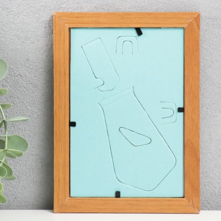 Photo frame 10x15 cm pine, No. 1 amber, 17 mm (plastic screen)-2