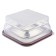 Container for carrying and storage Silicone Smart Solutions, Folding, 1.2 L, Dark Blood Color