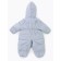 Combiason children's demi -season tops "Hummingbird", height 68 cm, color gray/blue
