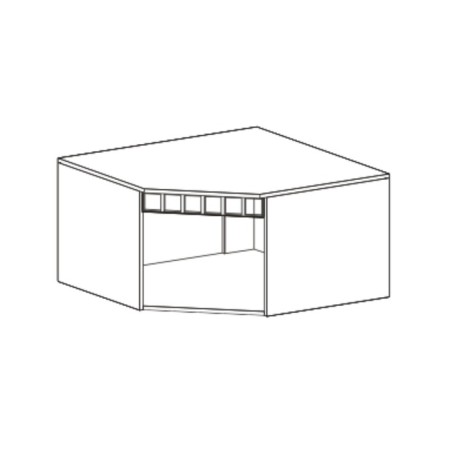 Antresol Corner Provence, 910x910x480, Bodega Belaya/Patina premium-1