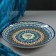 Largan Rishtan ceramics "Patterns", 28 cm, blue