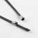 Tip for a cord, d = 4 mm, 13 × 10 mm, 100 pcs, silver color