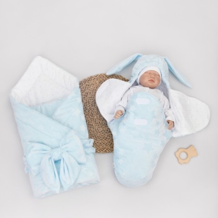 Set for discharge Demi-season Kinderlitto "Star Paths", 5 items, height 50-56 cm, blue color-1