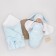 Set for discharge Demi-season Kinderlitto "Star Paths", 5 items, height 50-56 cm, blue color