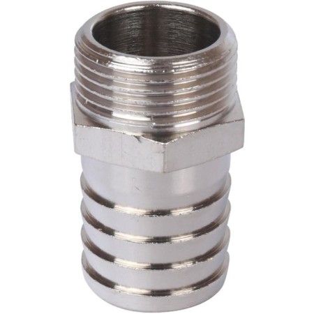 Stout SFT-0067-003425, 3/4 "x 25 mm, external thread, nickelled brass