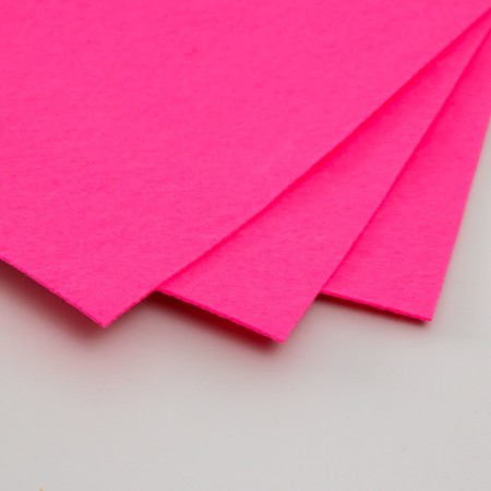 A set of hard felt "Astra" (3 pcs) bright pink, 1 mm, 160 g, 20x30 cm-2